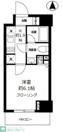 グロースメゾン亀戸の物件間取画像